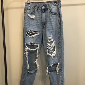 American eagle ripped jeans